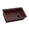 Ruvati 32 x 19 inch epiGranite Undermount Granite Composite Single Bowl Kitchen Sink Carnelian Red RVG2033RD - alternate 1